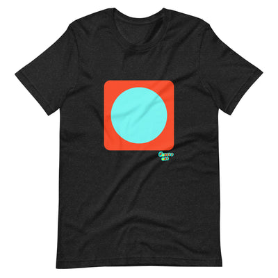 Circling around orange Unisex t-shirt