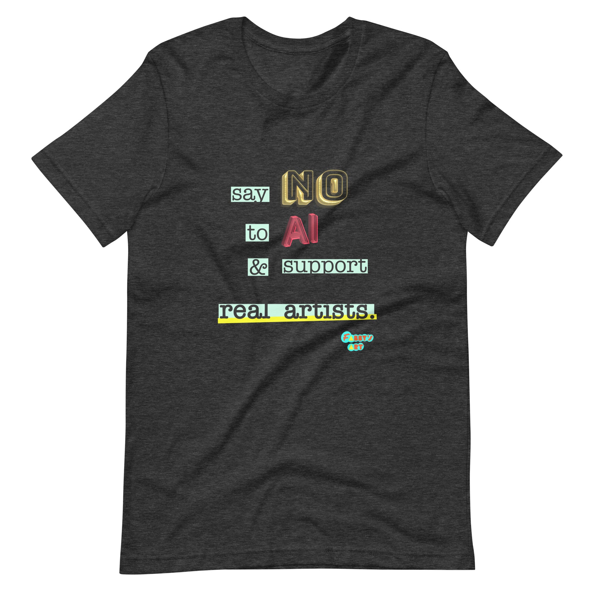 Say no to AI Unisex t-shirt