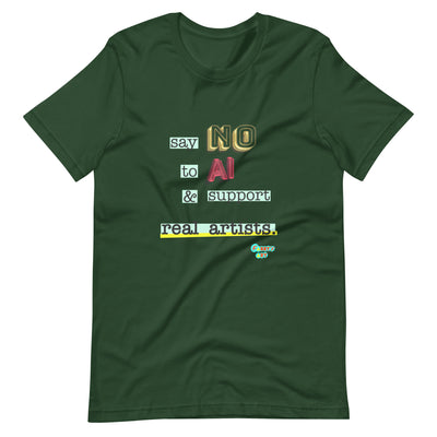Say no to AI Unisex t-shirt