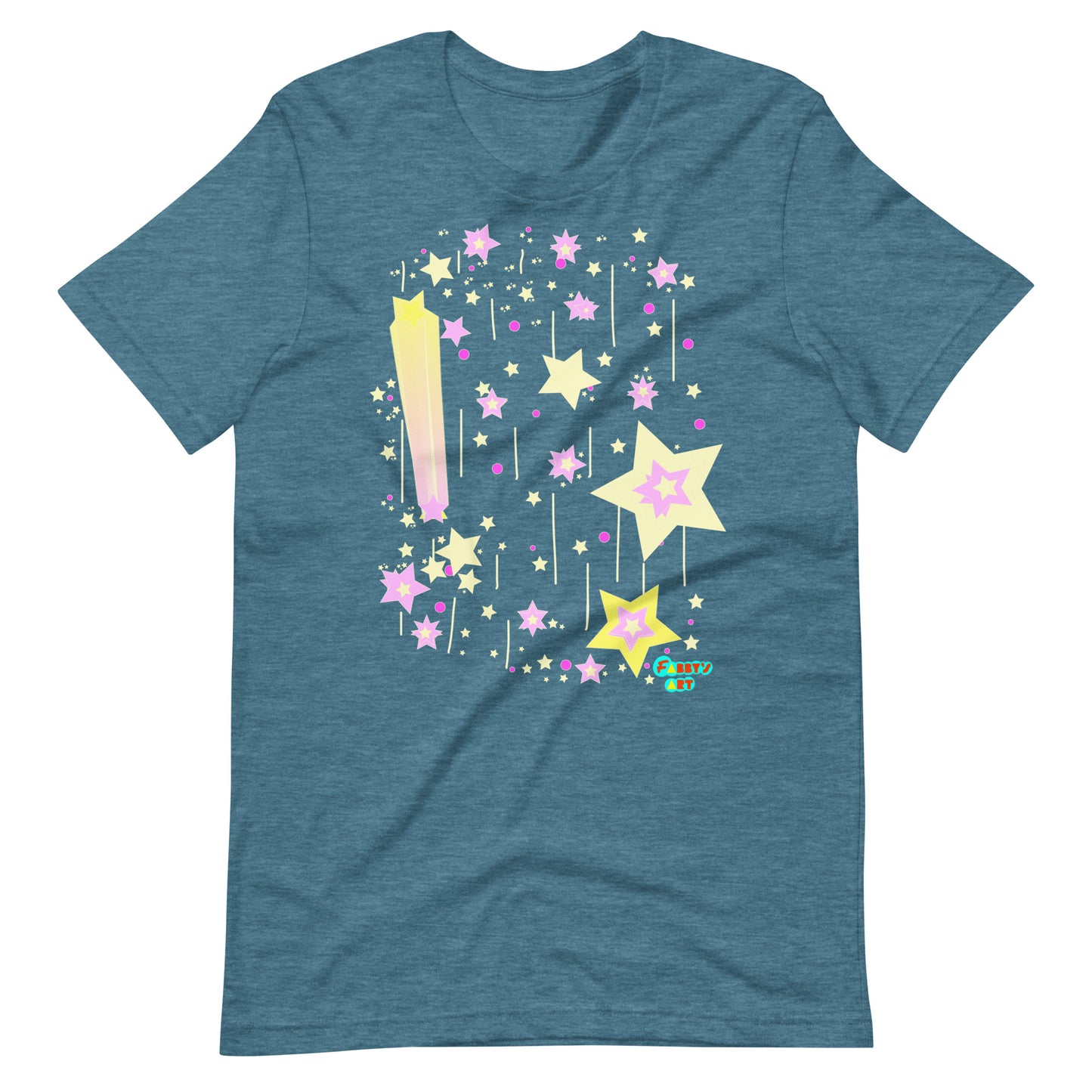 Yellow stars Unisex t-shirt