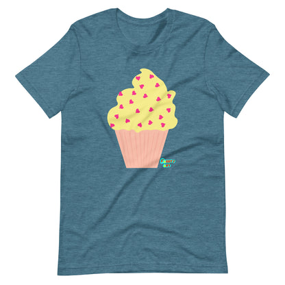 Yellow cupcake Unisex t-shirt