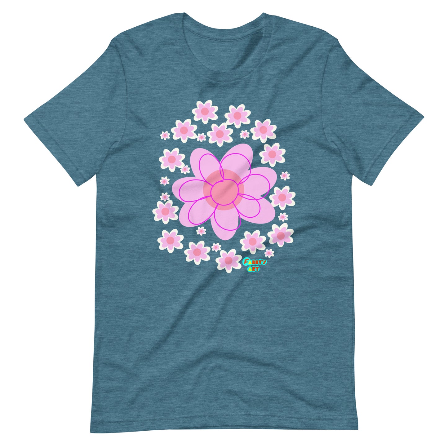 Pink Flower Unisex t-shirt