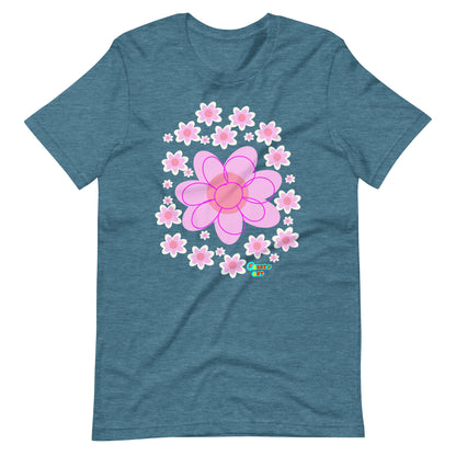 Pink Flower Unisex t-shirt