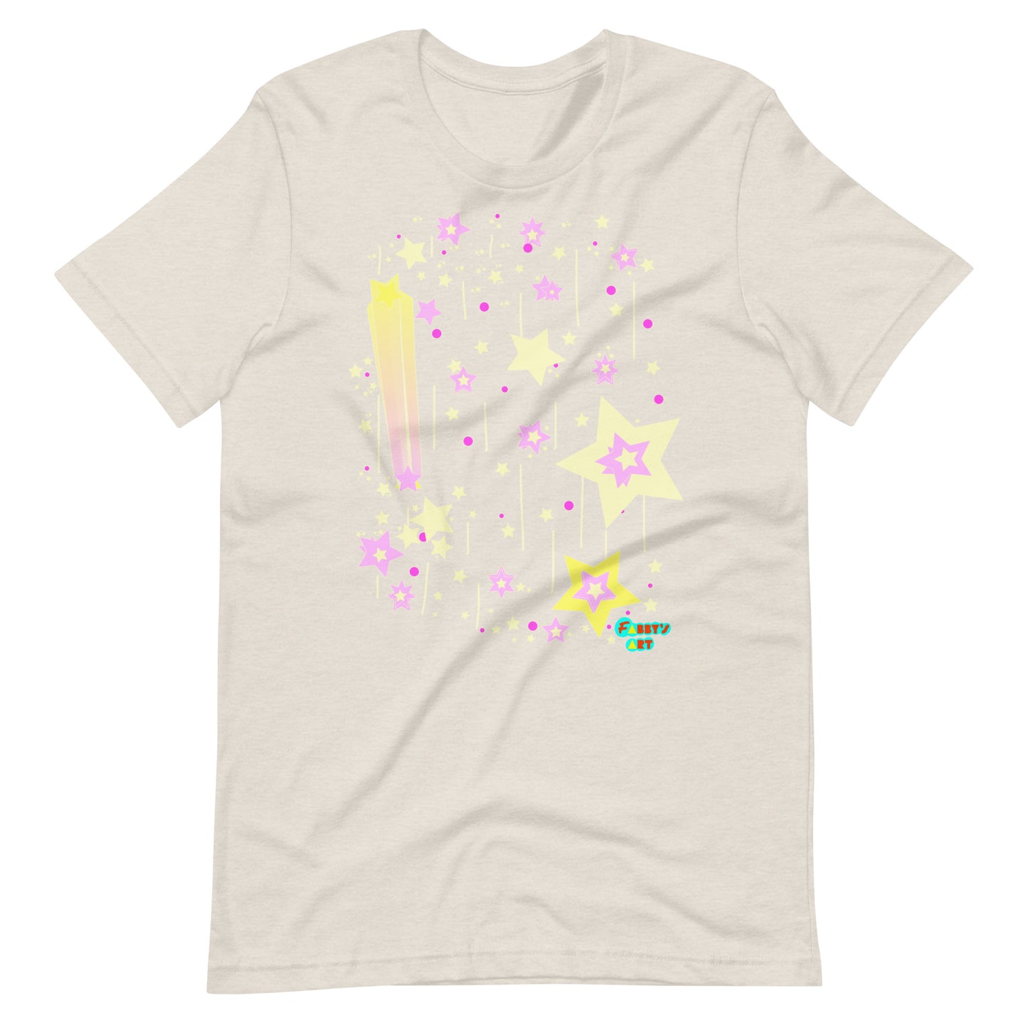 Yellow stars Unisex t-shirt