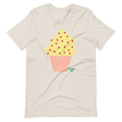 Yellow cupcake Unisex t-shirt