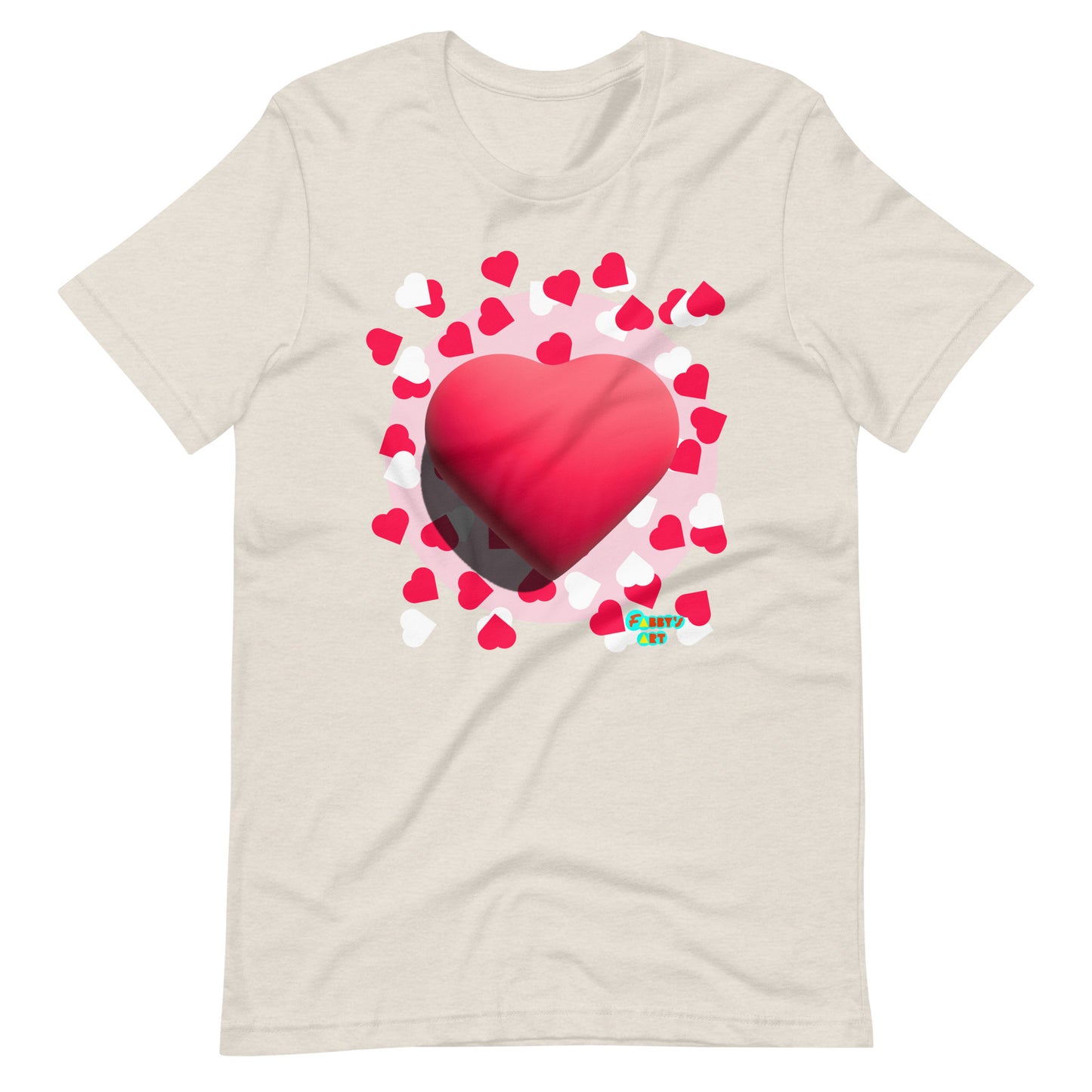 Valentines heart Unisex t-shirt