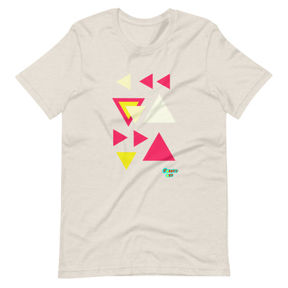 Triangular petals Unisex t-shirt