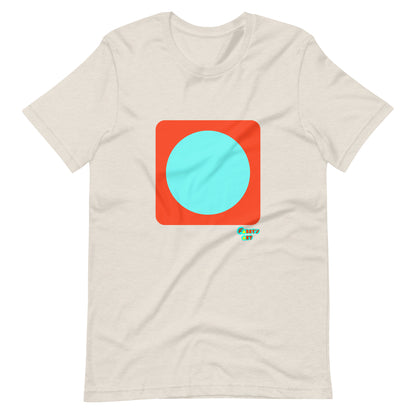 Circling around orange Unisex t-shirt