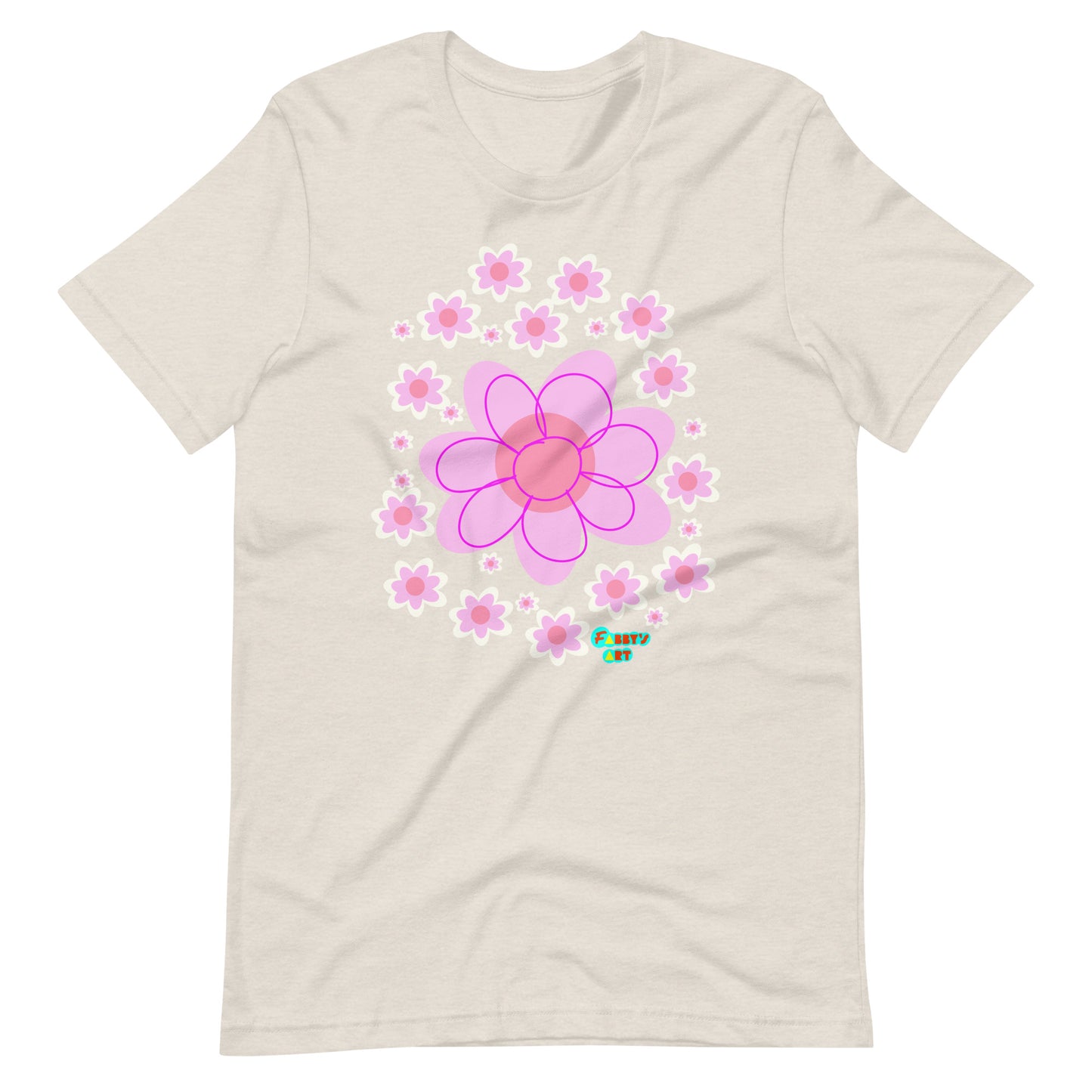 Pink Flower Unisex t-shirt