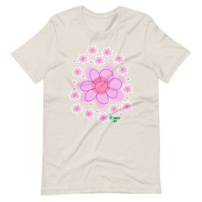 Pink Flower Unisex t-shirt