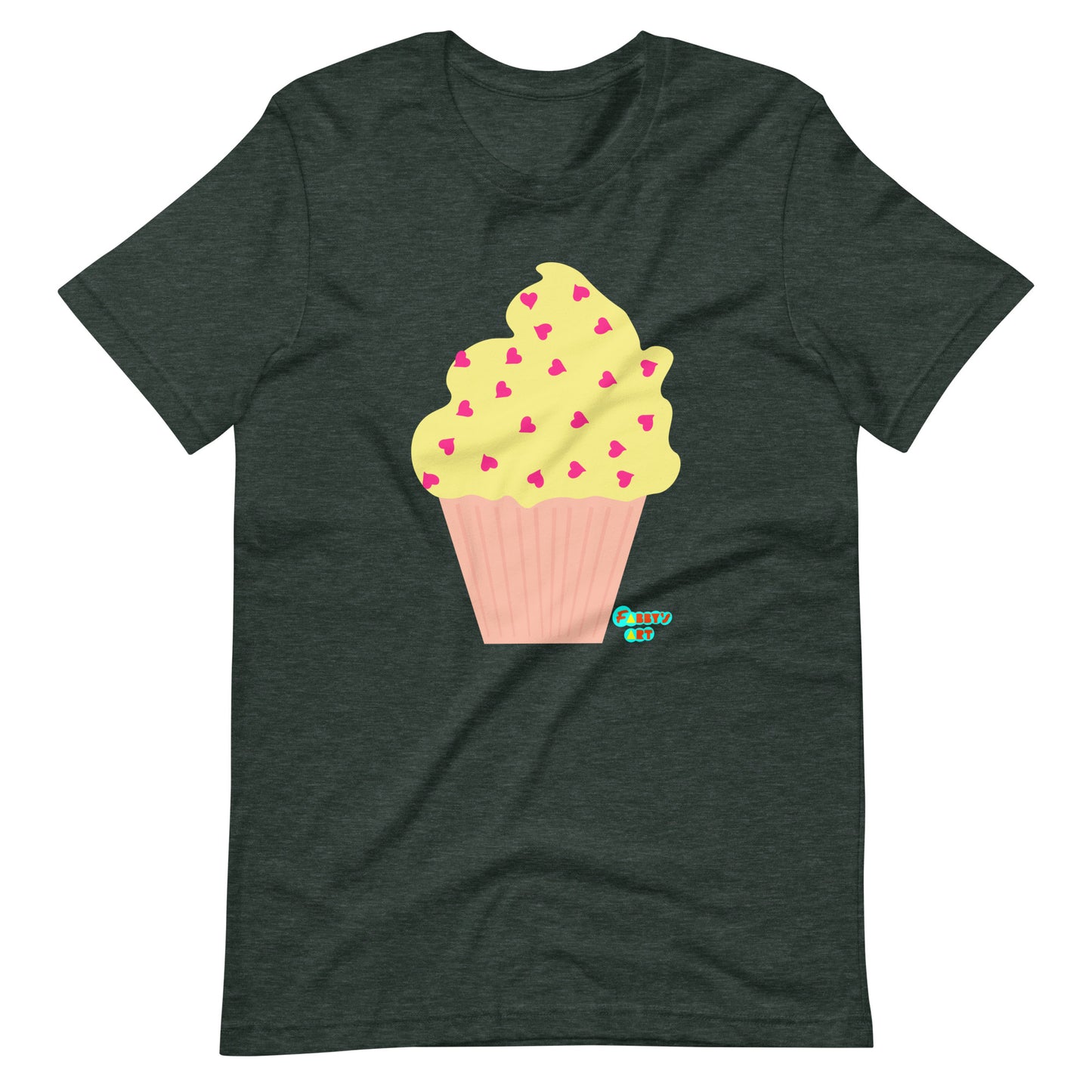 Yellow cupcake Unisex t-shirt