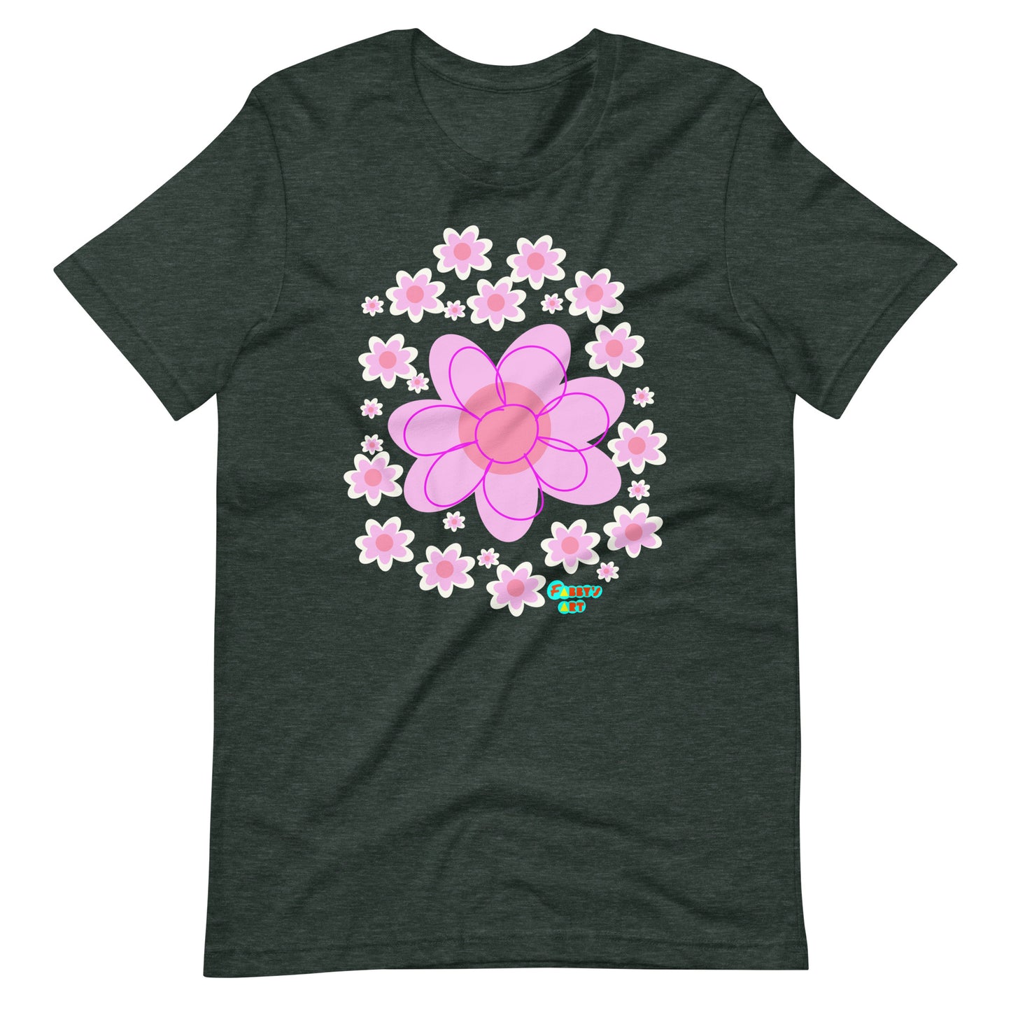 Pink Flower Unisex t-shirt