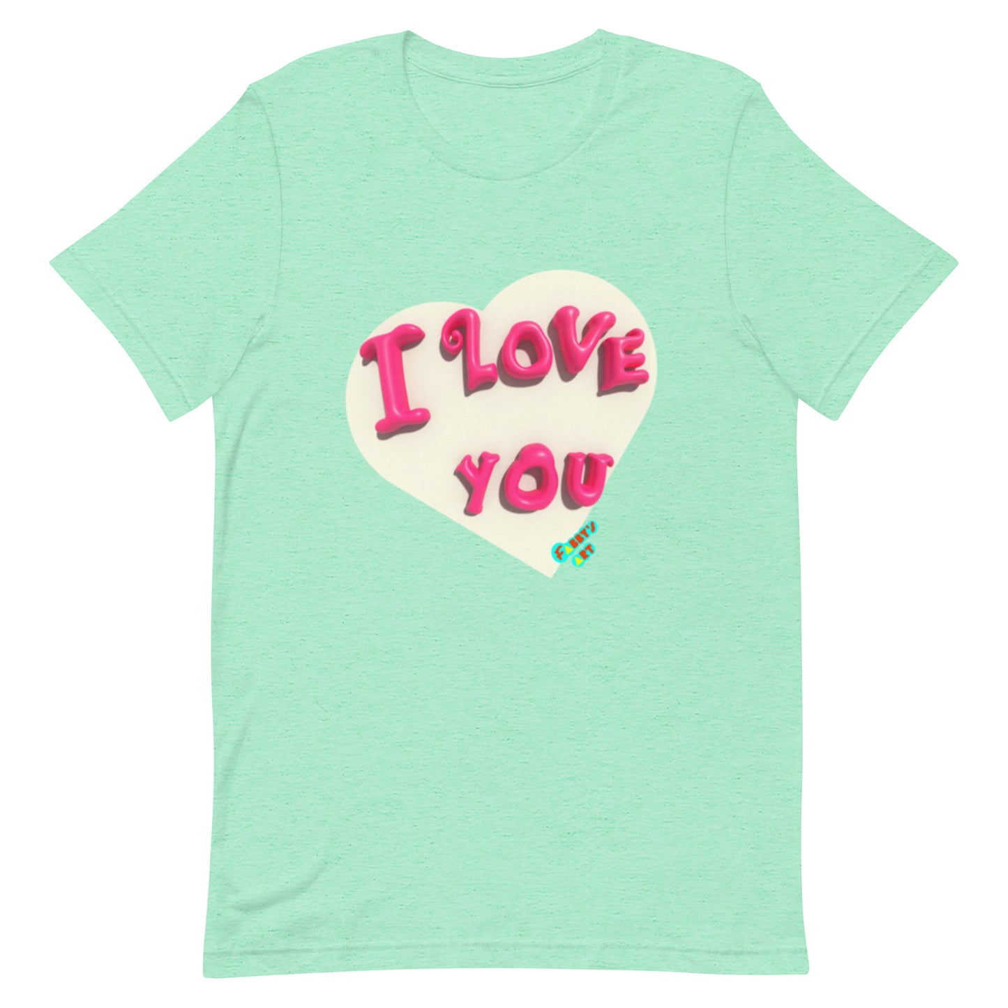 I love you heart Unisex t-shirt