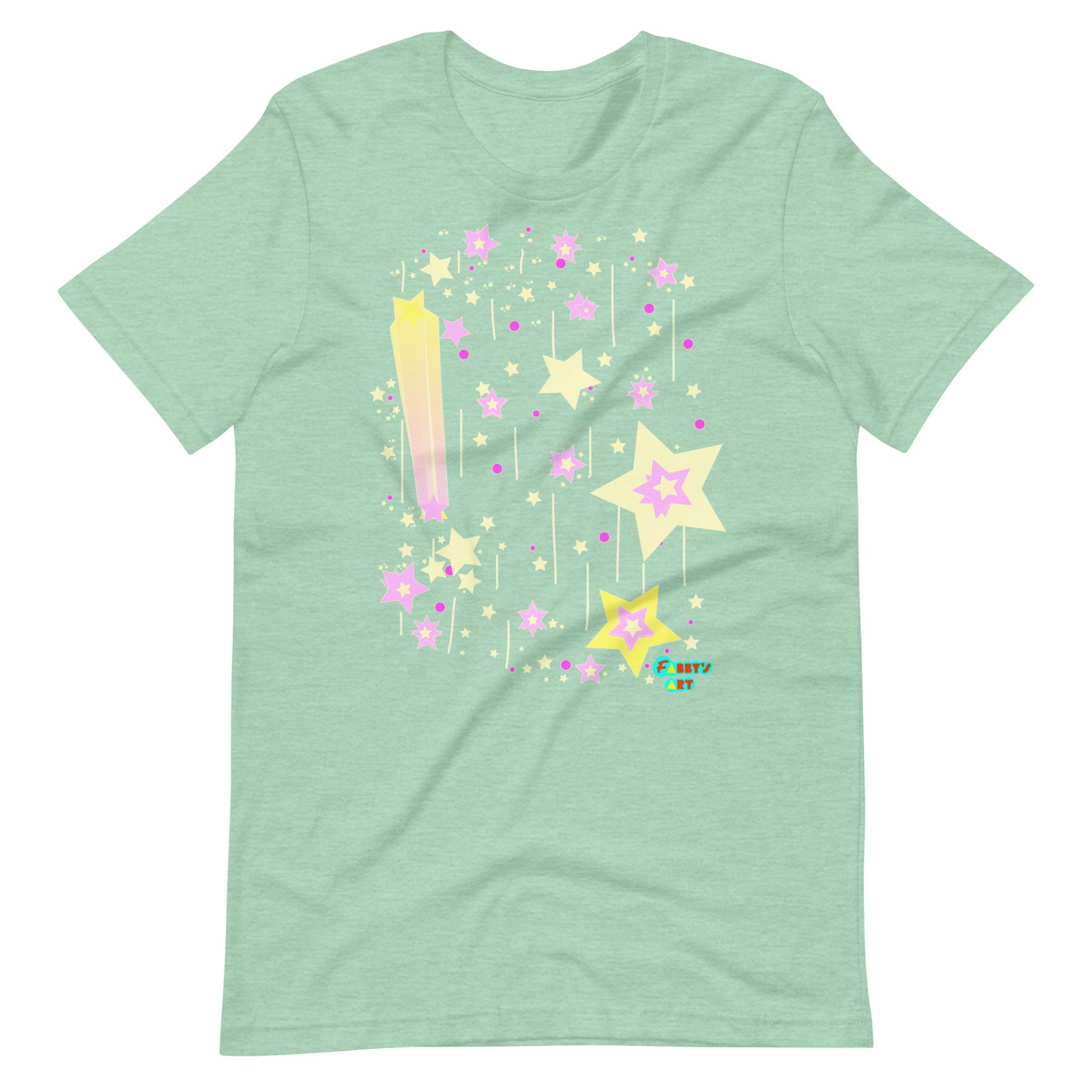 Yellow stars Unisex t-shirt