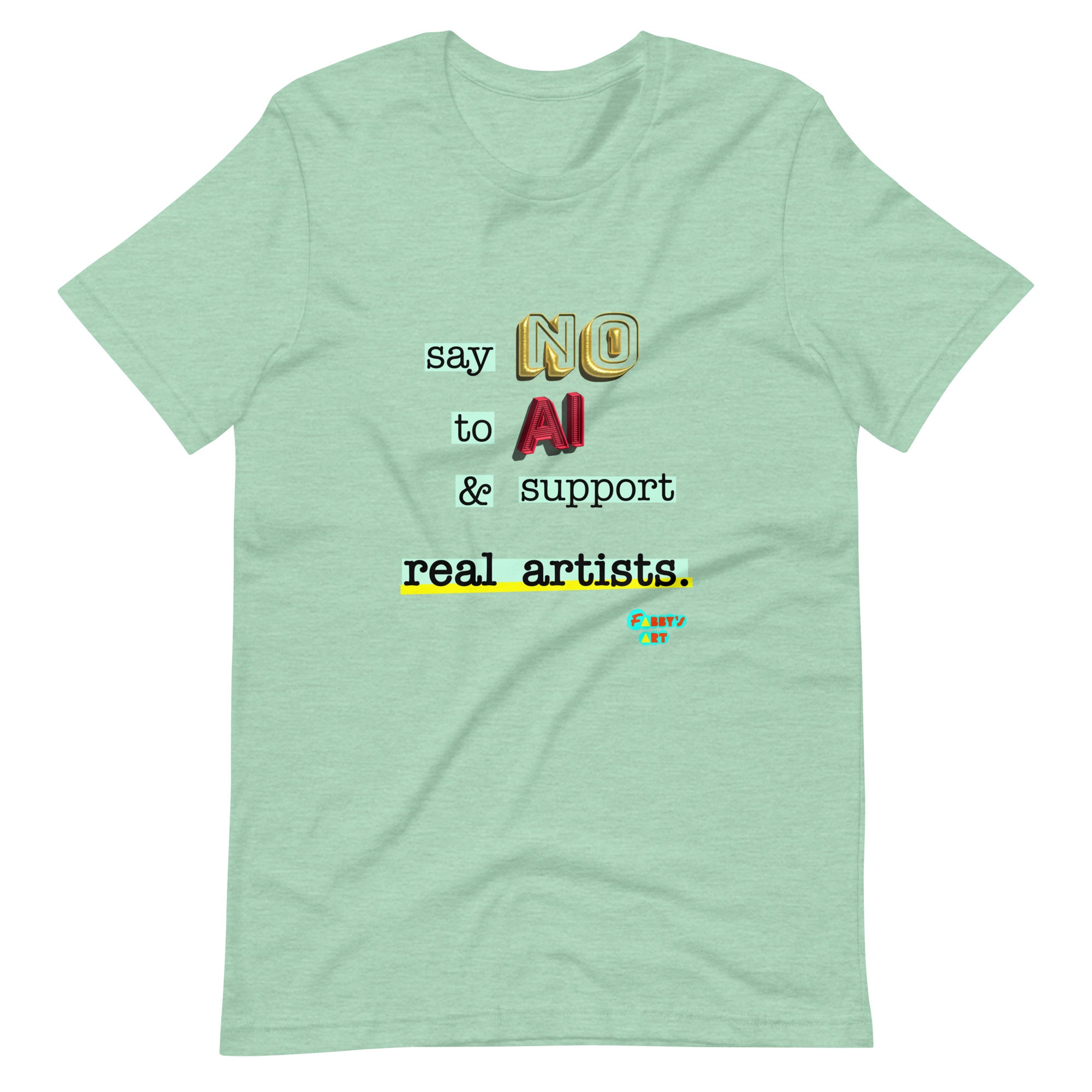 Say no to AI Unisex t-shirt