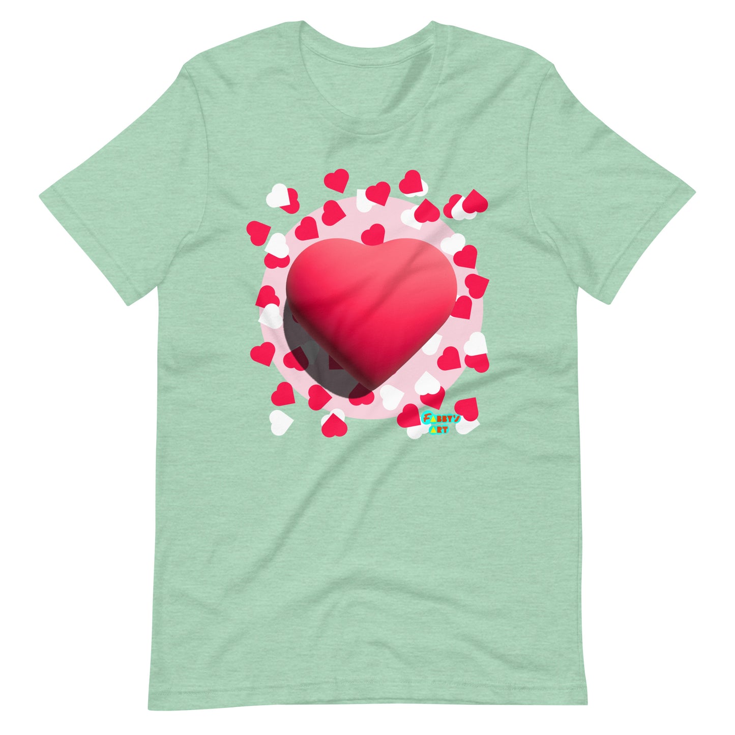 Valentines heart Unisex t-shirt