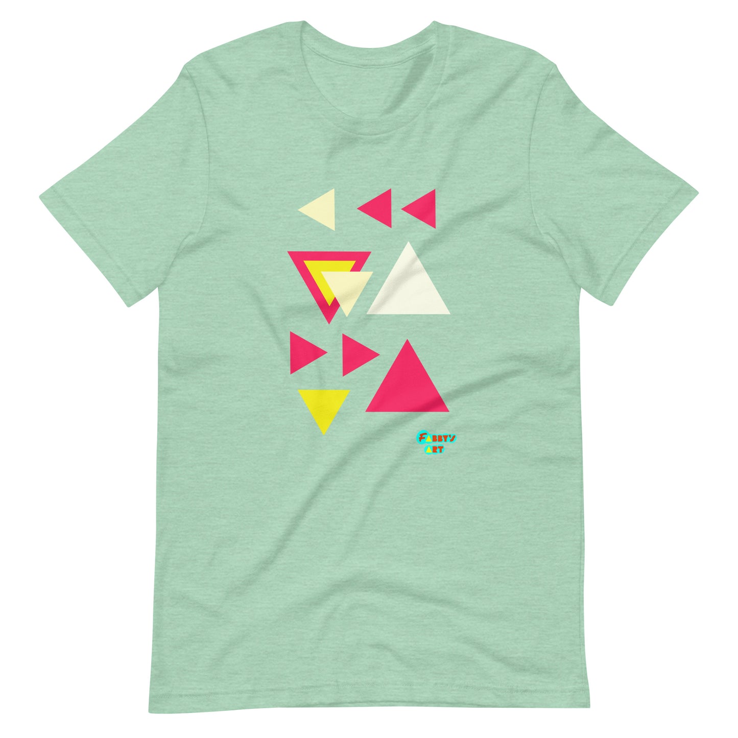 Triangular petals Unisex t-shirt