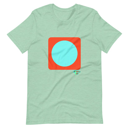 Circling around orange Unisex t-shirt