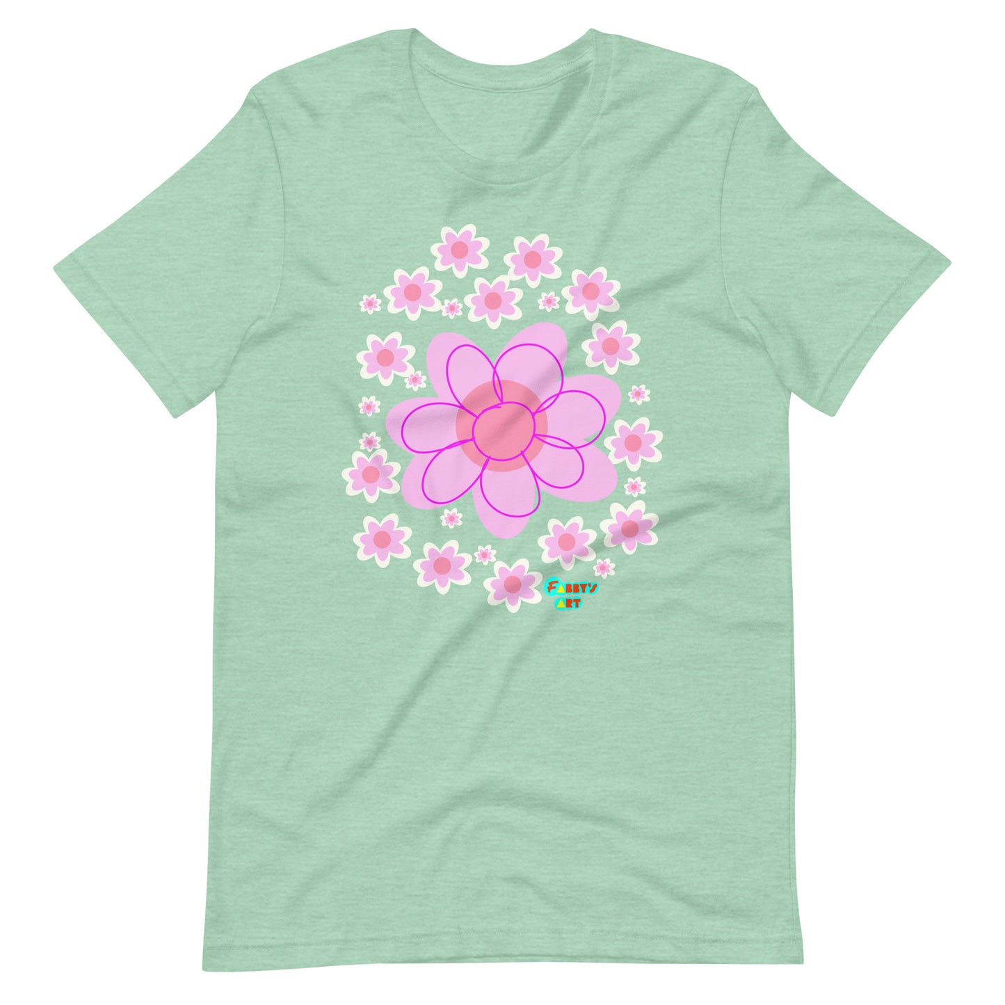 Pink Flower Unisex t-shirt