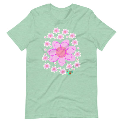 Pink Flower Unisex t-shirt