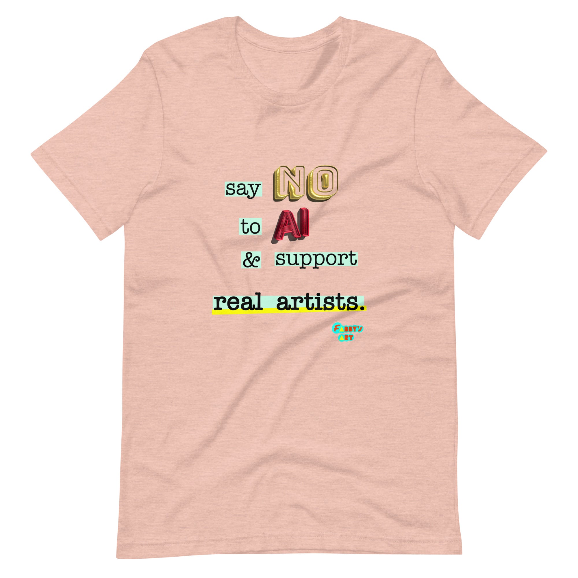 Say no to AI Unisex t-shirt