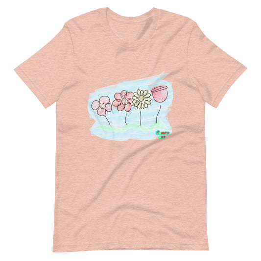 Buying myself four flowers Unisex t-shirt