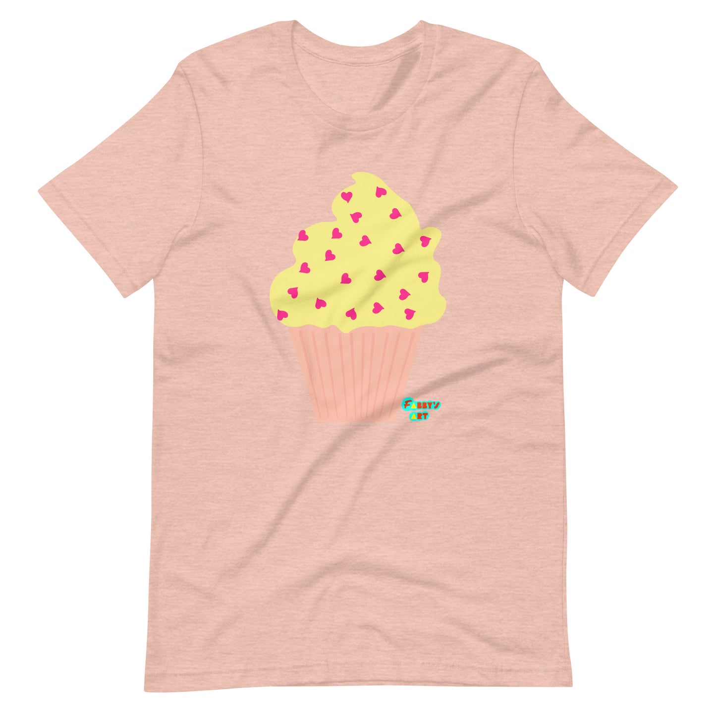 Yellow cupcake Unisex t-shirt