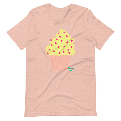 Yellow cupcake Unisex t-shirt