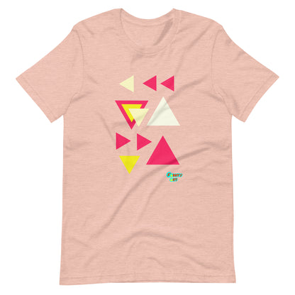 Triangular petals Unisex t-shirt