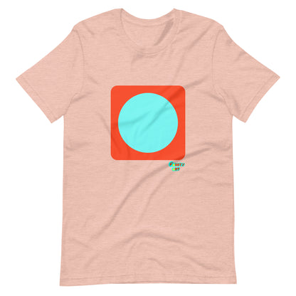 Circling around orange Unisex t-shirt