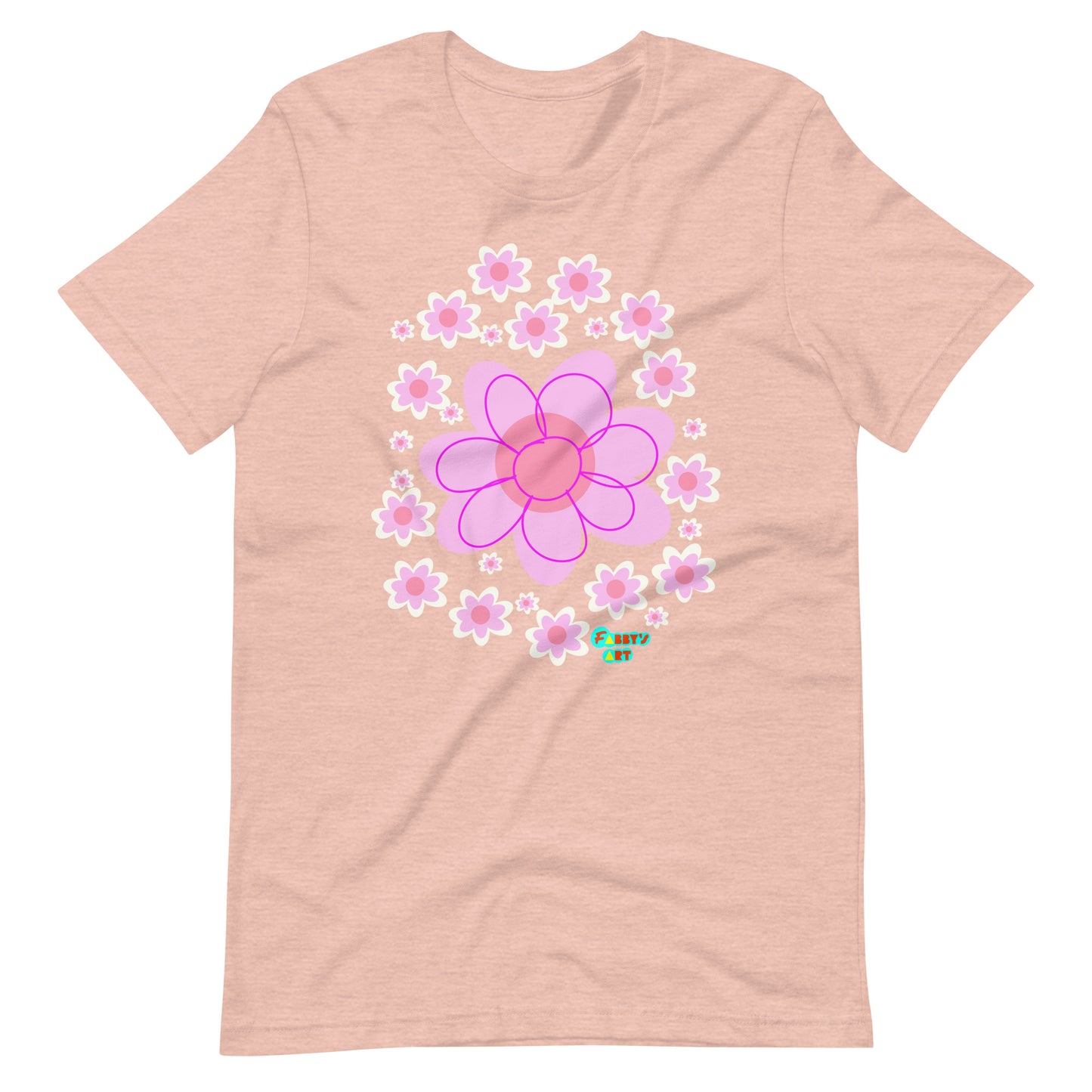 Pink Flower Unisex t-shirt