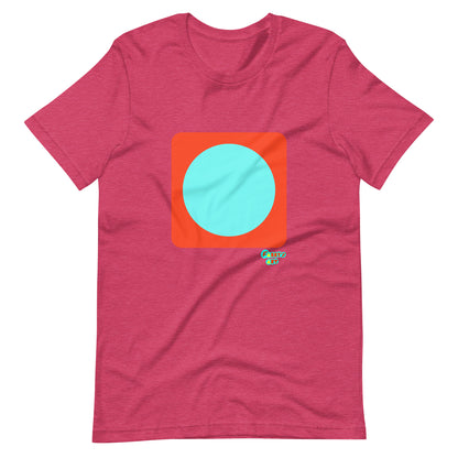 Circling around orange Unisex t-shirt