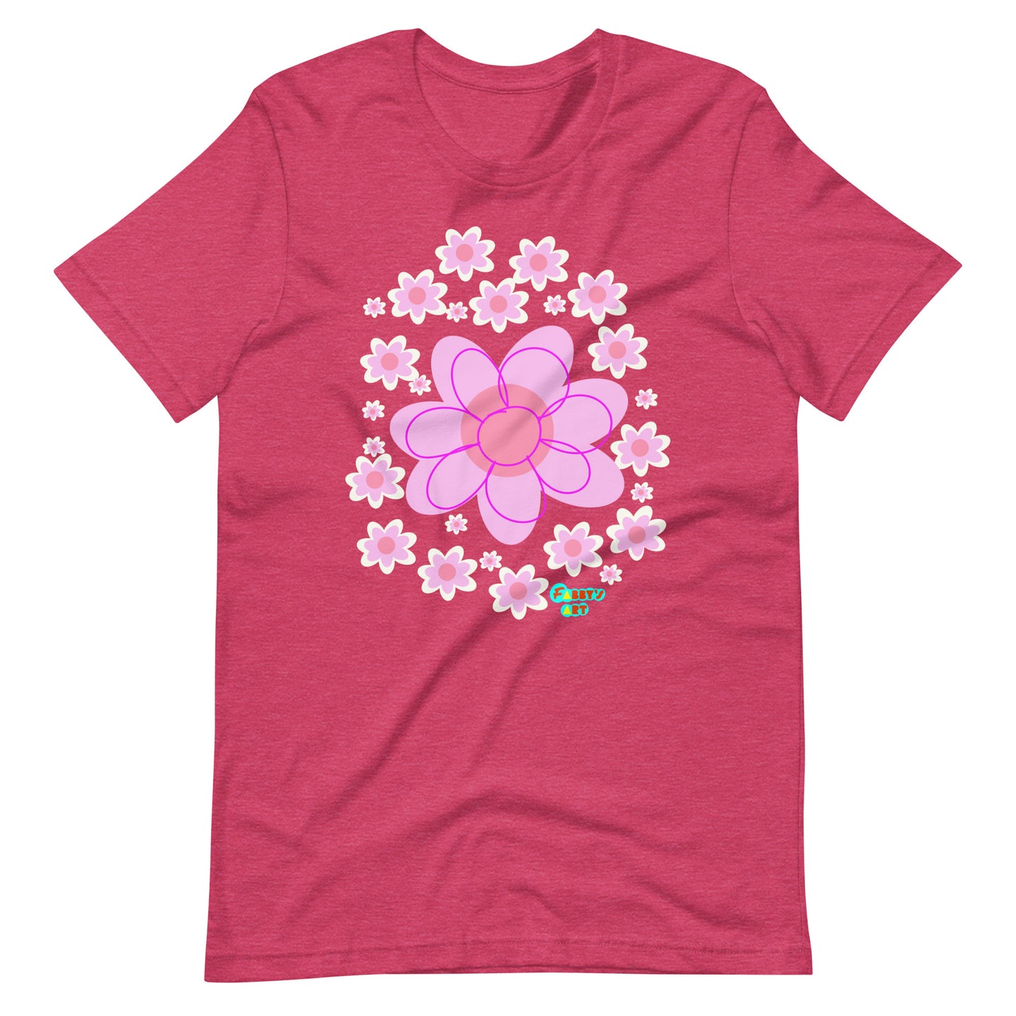 Pink Flower Unisex t-shirt