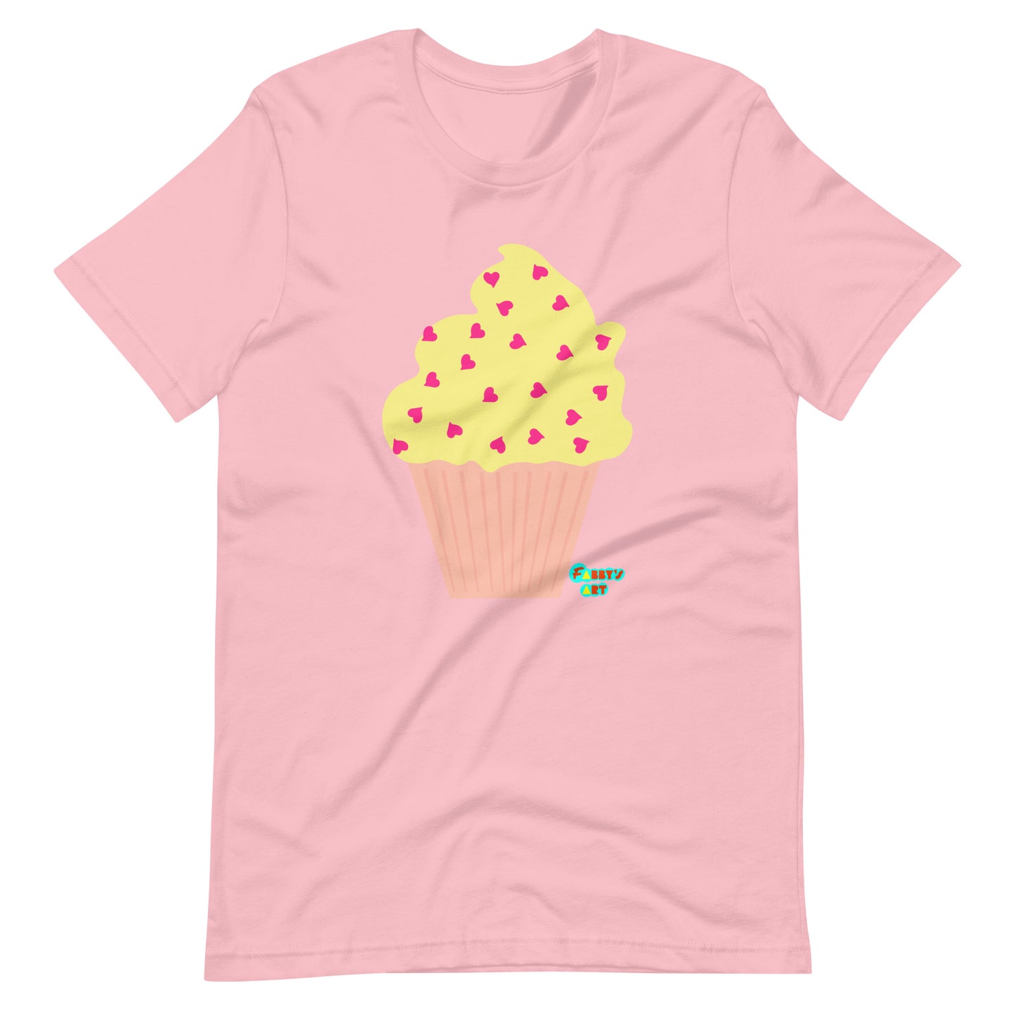 Yellow cupcake Unisex t-shirt