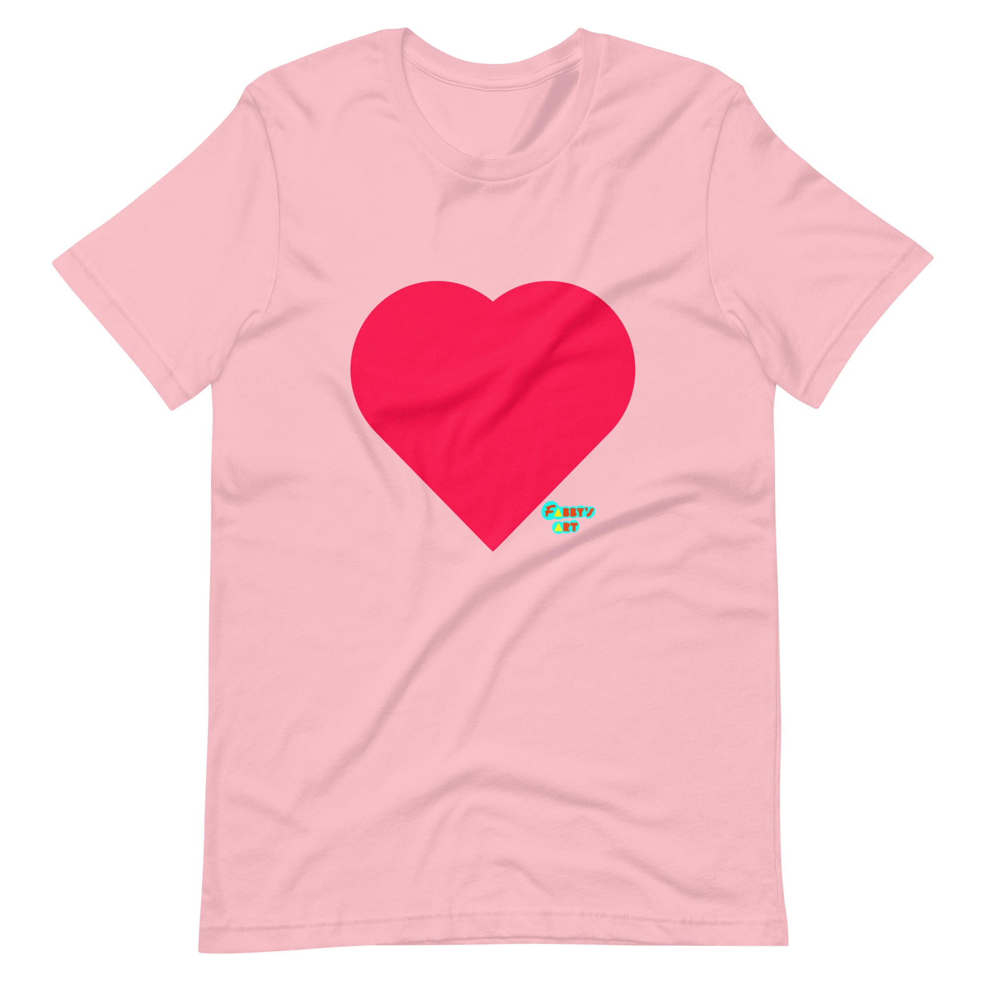 Red heart Unisex t-shirt