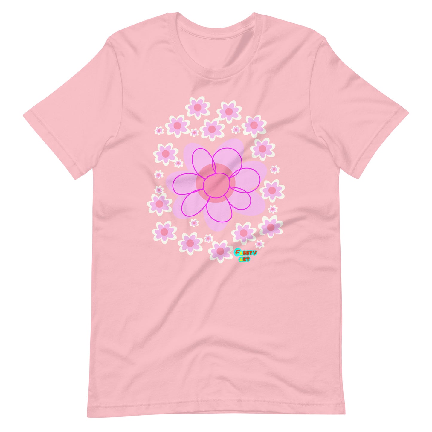 Pink Flower Unisex t-shirt