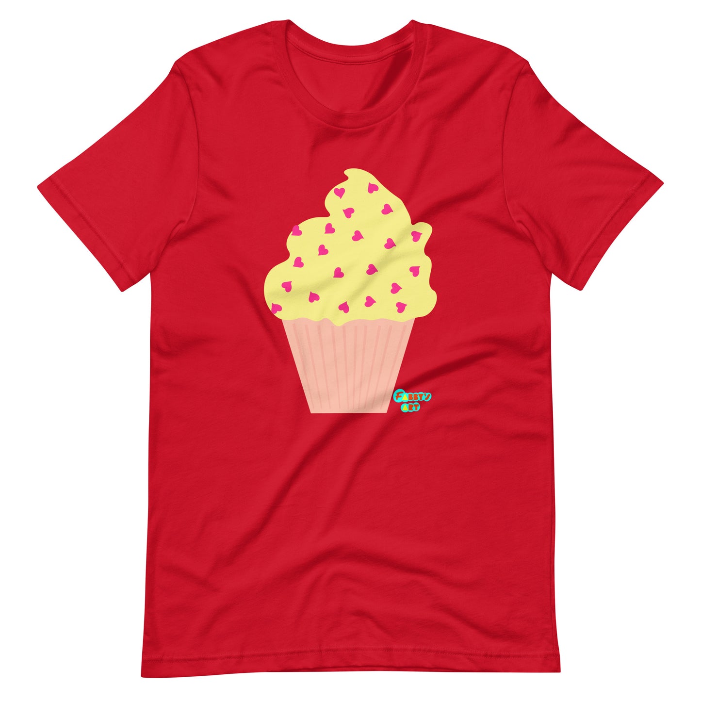 Yellow cupcake Unisex t-shirt