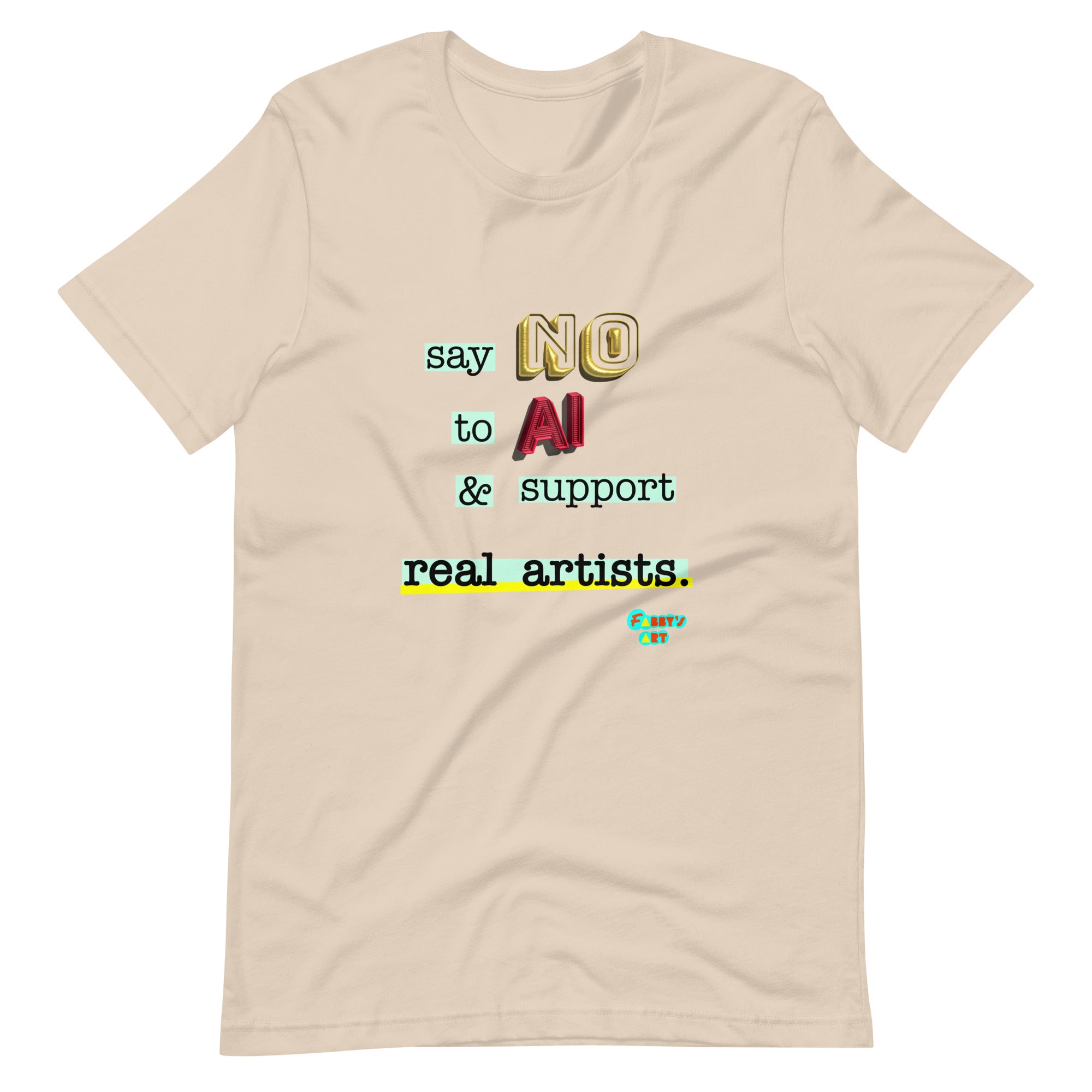 Say no to AI Unisex t-shirt