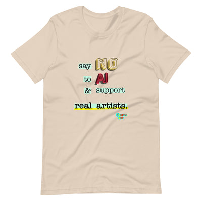 Say no to AI Unisex t-shirt