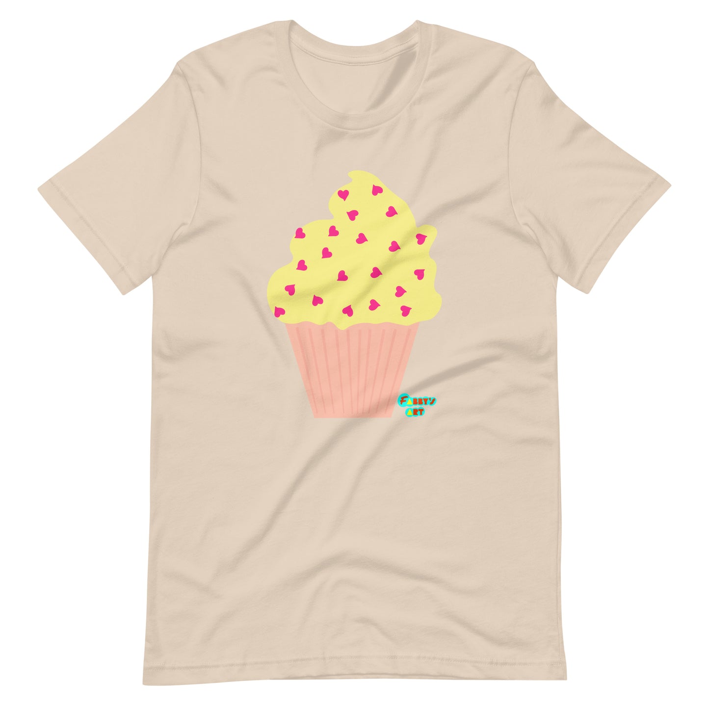 Yellow cupcake Unisex t-shirt