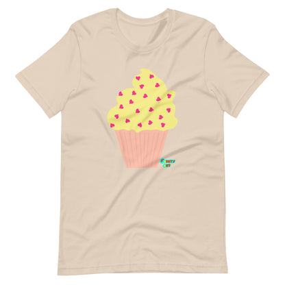 Yellow cupcake Unisex t-shirt