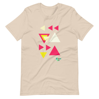 Triangular petals Unisex t-shirt