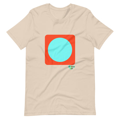 Circling around orange Unisex t-shirt