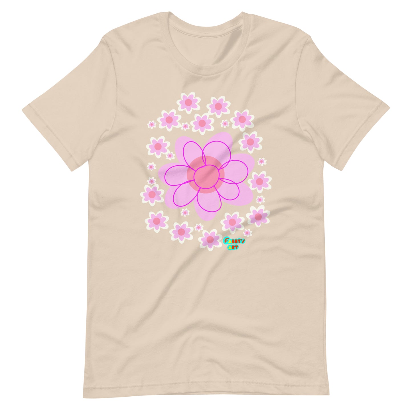 Pink Flower Unisex t-shirt