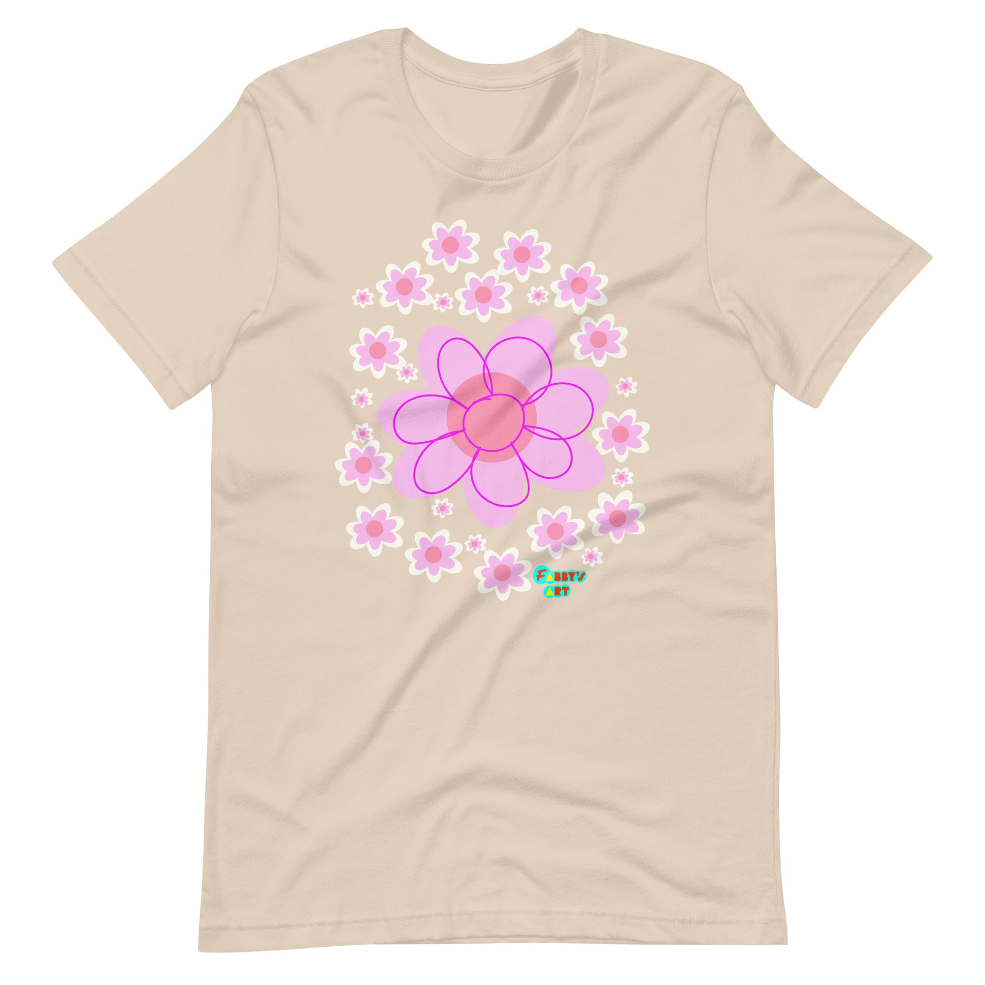 Pink Flower Unisex t-shirt