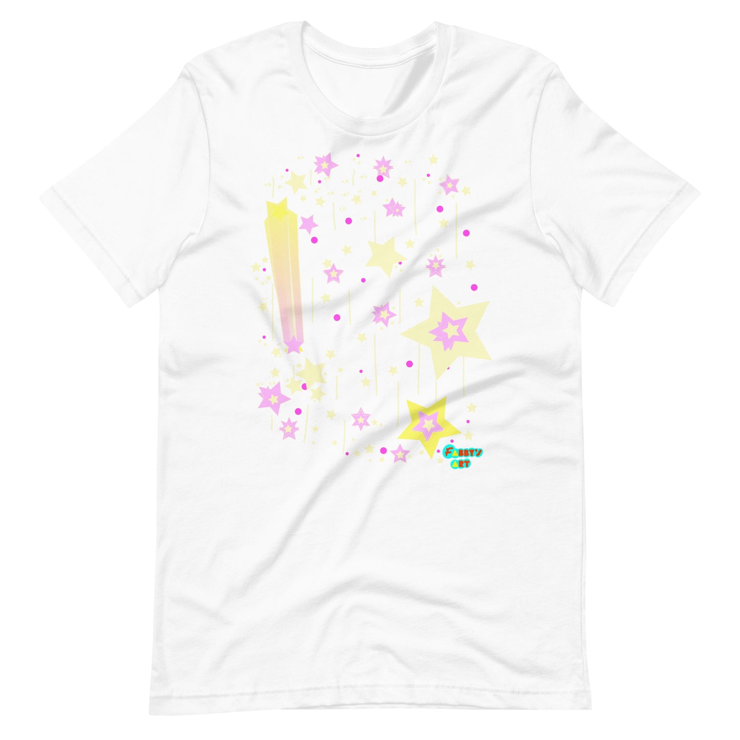 Yellow stars Unisex t-shirt