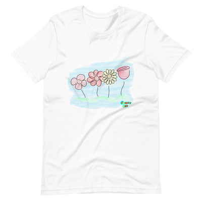 Buying myself four flowers Unisex t-shirt