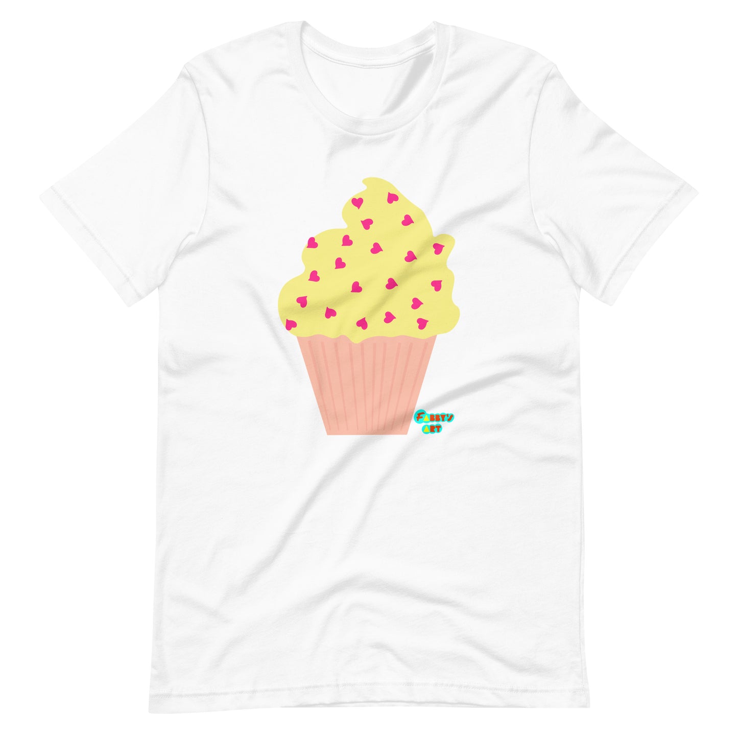 Yellow cupcake Unisex t-shirt