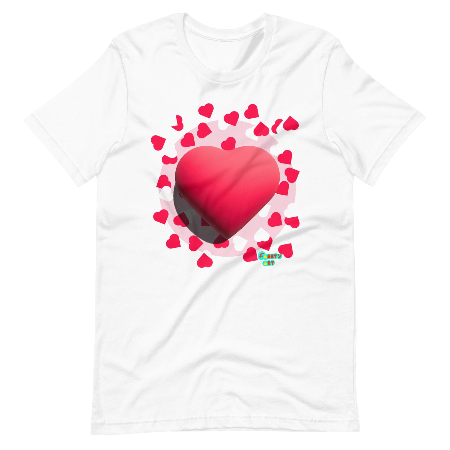 Valentines heart Unisex t-shirt