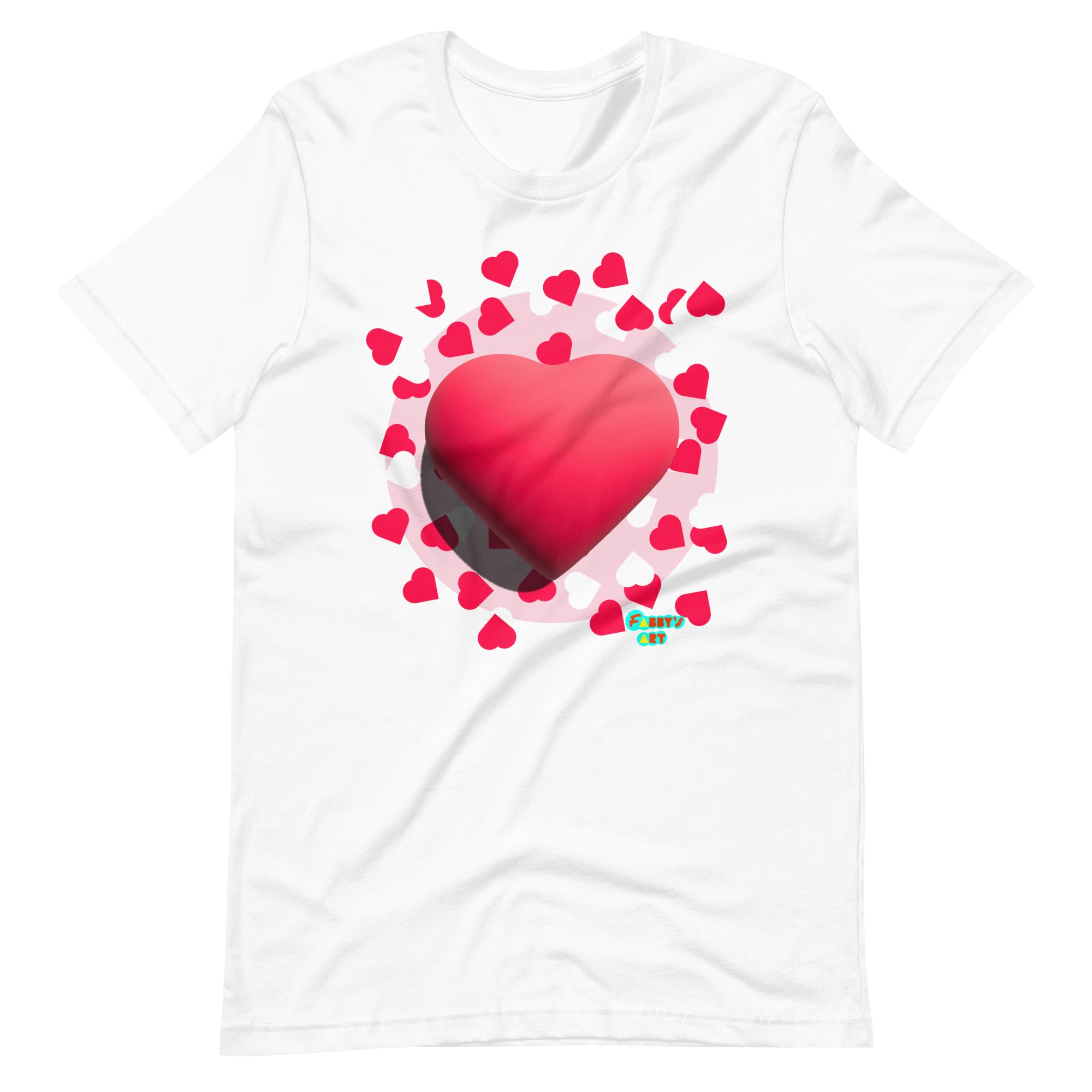 Valentines heart Unisex t-shirt